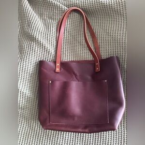 Medium cognac classic tote Portland Leather